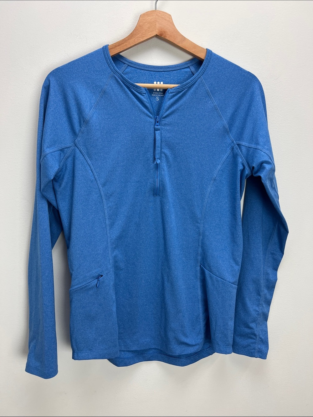 Title Nine Sunbuster 2.0 Long Sleeve Sun Shirt Blue UPF 50 Womens Small